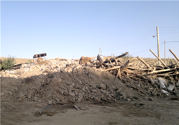 خرابی زلزله در آذربايجان